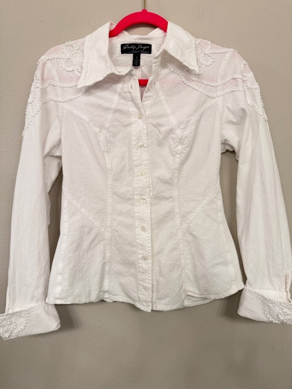 Gretty Zueger embroidered top